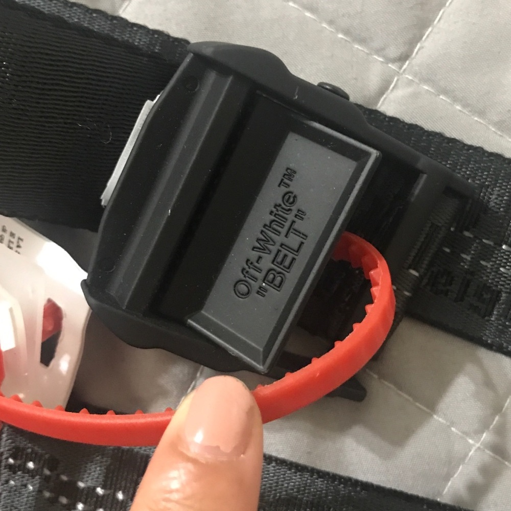 OFF WHITE INDUSTRIAL BELT